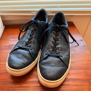 Thursday Everyday Shoes Men Size 13 navy Leather Low Top Casual Sneaker Comfort